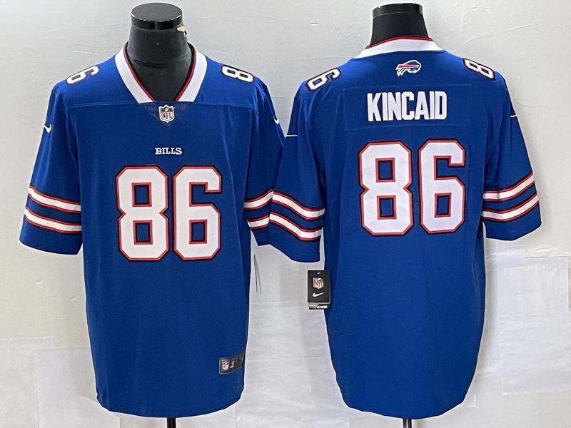 Men Buffalo Bills 86 Kincaid Blue Nike Vapor Limited NFL Jersey